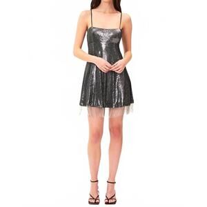 NEW NICHOLAS isabella dress in metal